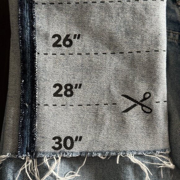 3x1 DIY Straight Jeans Raw Hem High Rise - Size 26 - Picture 6 of 6